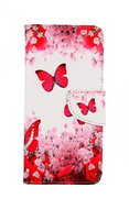 TopQ Realme 8 Book Pink Butterflies 64123 - Phone Case