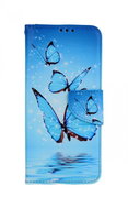 TopQ Realme 7 Pro booklet Blue butterflies 64025 - Phone Case