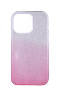 TopQ iPhone 13 Pro glitter silver-pink 64837 - Phone Cover