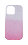 TopQ iPhone 13 Pro Max Glitter Silver-pink 64836 - Phone Cover