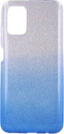 TopQ Samsung A03s glitter silver-blue 63838 - Phone Cover
