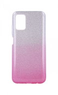 TopQ Samsung A03s glitter silver-pink 63837 - Phone Cover