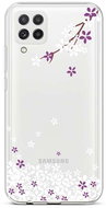 TopQ Samsung A22 silicone Sakura flowers 60541 - Phone Cover