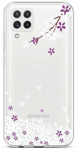 TopQ Samsung A22 silicone Sakura flowers 60541 - Phone Cover - Main image