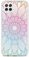 TopQ Samsung A22 silicone Rainbow Mandala 60537 - Phone Cover