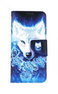 TopQ Realme 8 books Turquoise wolf 64113 - Phone Case
