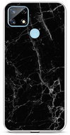 TopQ STYLE Realme 7i Silicone Marble Black 58561 - Phone Cover