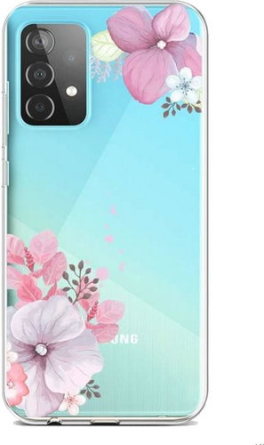 TopQ Samsung A52 silicone Violet Blossom 57390 - Phone Cover - Main image