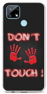 TopQ Realme 7i Silicone Don't Touch Red 55044 - Phone Cover
