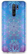 TopQ Xiaomi Redmi 9 silicone Blue Mandala 52865 - Phone Cover
