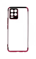 TopQ Frame Realme 8 silicone burgundy 62331 - Phone Cover