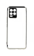 TopQ Frame Realme 8 silicone silver 61648 - Phone Cover