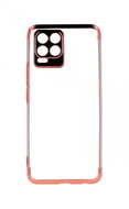 TopQ Frame Realme 8 silicone pink 61647 - Phone Cover