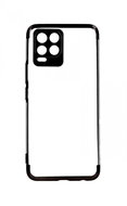 TopQ Frame Realme 8 silicone black 61646 - Phone Cover