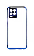 TopQ Frame Realme 8 silicone blue 61644 - Phone Cover