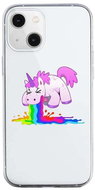 TopQ iPhone 13 silicone Rainbow Splash 64671 - Phone Cover