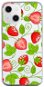 TopQ iPhone 13 silikón Strawberries 64662 - Kryt na mobil