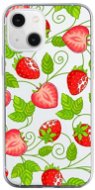 TopQ iPhone 13 silikón Strawberries 64662 - Kryt na mobil