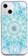 TopQ iPhone 13 silicone Blue Mandala 64647 - Phone Cover