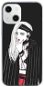 TopQ iPhone 13 silicone Dark Girl 64618 - Phone Cover
