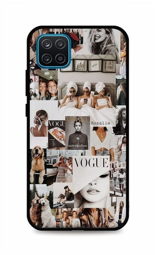 TopQ Samsung A12 silicone VOGUE 56699 - Phone Cover - Main image
