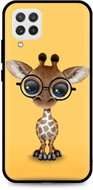 TopQ Samsung A22 silicone Cute Giraffe 61132 - Phone Cover