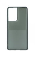 TopQ Samsung S21 Ultra Silicone Window Dark 63637 - Phone Cover