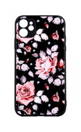 TopQ LUXURY iPhone 11 hard Black Roses 64301 - Phone Cover