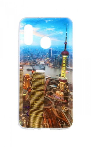 TopQ Samsung A20e silicone City 42550 - Phone Cover - Main image