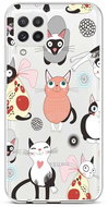 TopQ Samsung A22 silicone Cats 2 65228 - Phone Cover