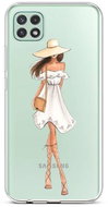 TopQ Samsung A22 5G silicone Lady 5 65129 - Phone Cover