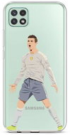 TopQ Samsung A22 5G silicone Footballer 65103 - Phone Cover