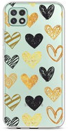 TopQ Samsung A22 5G Silicone Heart 65079 - Phone Cover