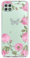 TopQ Samsung A22 5G silicone Peonies 65077 - Phone Cover