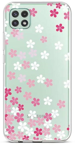 TopQ Samsung A22 5G silicone Pink Blossom 65067 - Phone Cover - Main image