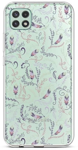 TopQ Samsung A22 5G silicone Feather 2 65062 - Phone Cover - Main image