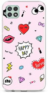 TopQ Samsung A22 5G silicone Happy Day 65053 - Phone Cover