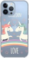 TopQ iPhone 13 Pro Max silicone Unicorn Love 65290 - Phone Cover