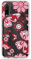 TopQ Xiaomi Redmi 9T silicone Pink Butterfly 65159 - Phone Cover