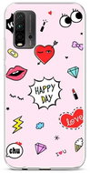 TopQ Xiaomi Redmi 9T silicone Happy Day 65086 - Phone Cover