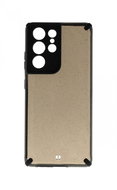 TopQ Samsung S21 Ultra Armor Glitter solid black 63562 - Phone Cover