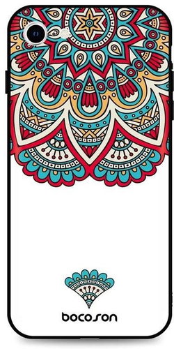 TopQ iPhone SE 2020 3D silicone Color motive 49724 - Phone Cover - Main image