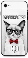 TopQ iPhone SE 2020 3D silicone Grumpy Cat 49722 - Phone Cover