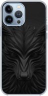 TopQ iPhone 13 Pro Max Silicone Black Wolf 65300 - Phone Cover