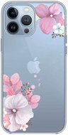 TopQ iPhone 13 Pro Max silicone Violet Blossom 65299 - Phone Cover