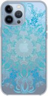 TopQ iPhone 13 Pro Max silicone Blue Mandala 65296 - Phone Cover