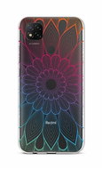 TopQ Xiaomi Redmi 9C silicone Rainbow Mandala 53205 - Phone Cover