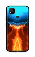 TopQ Xiaomi Redmi 9C silicone Fiery Batman 52839 - Phone Cover
