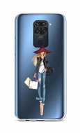 TopQ Xiaomi Redmi Note 9 silicone Lady 2 52433 - Phone Cover
