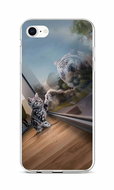 TopQ iPhone SE 2020 Silicone Tiger Reflection 58791 - Phone Cover